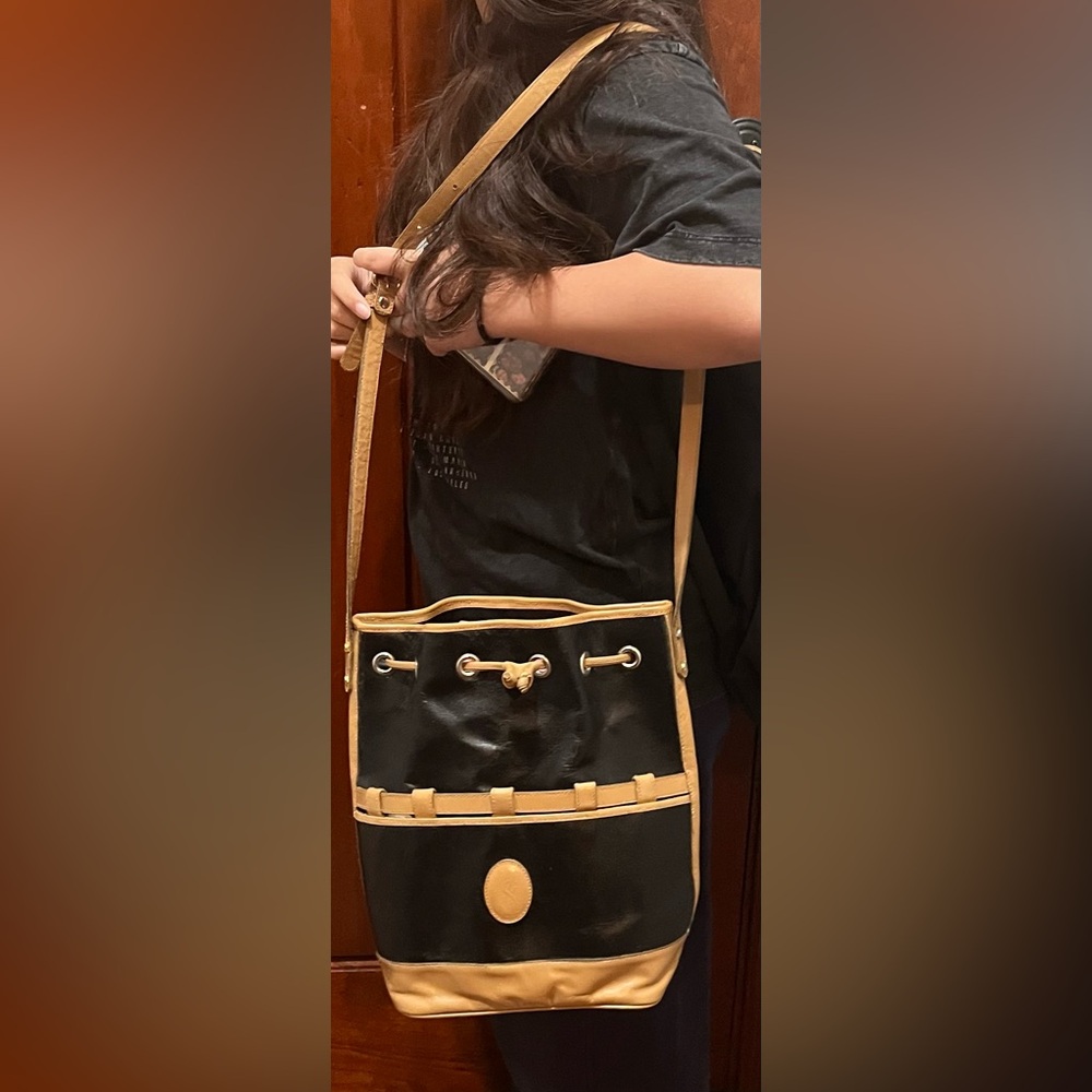 Yves Saint Laurent Black and Tan Crossbody Bag - Picture 13 of 13